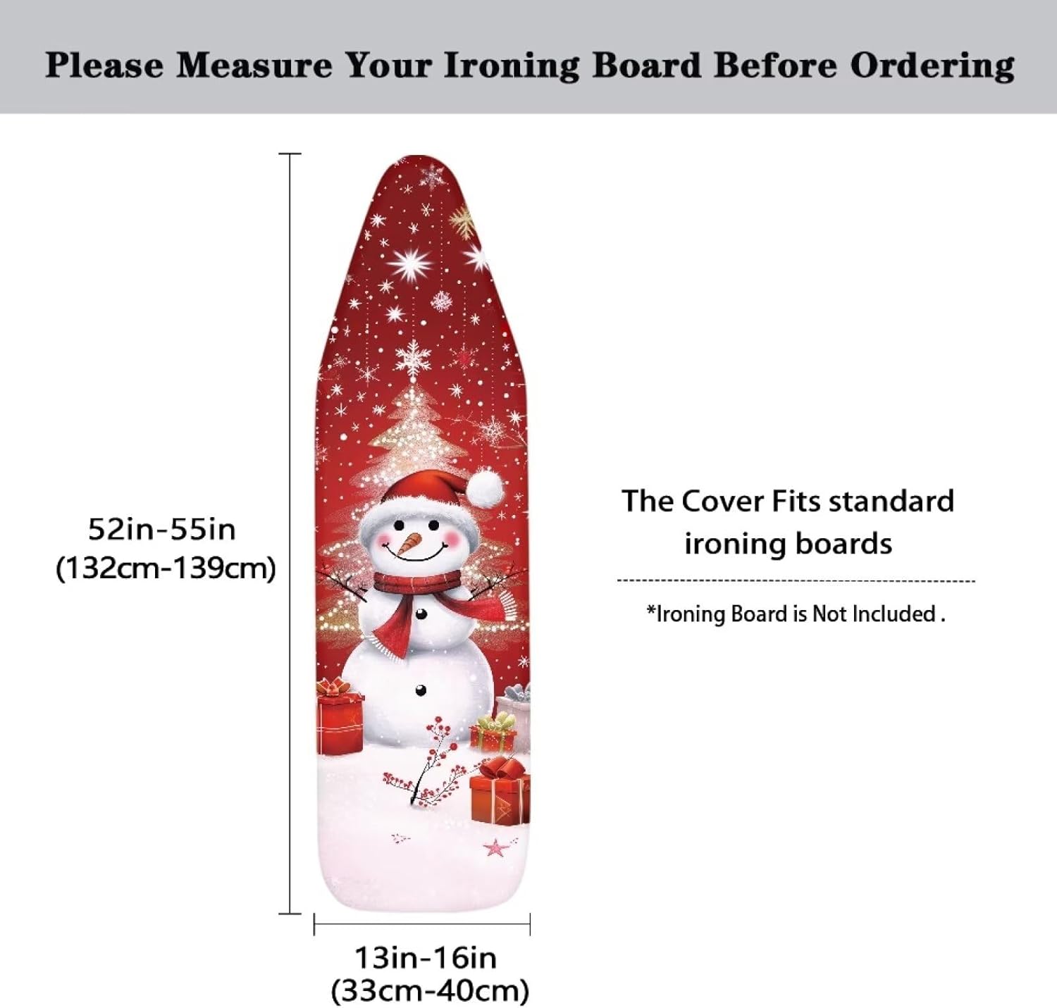 Sturdy Durable 15x54 Ironing Board Cover Home Use