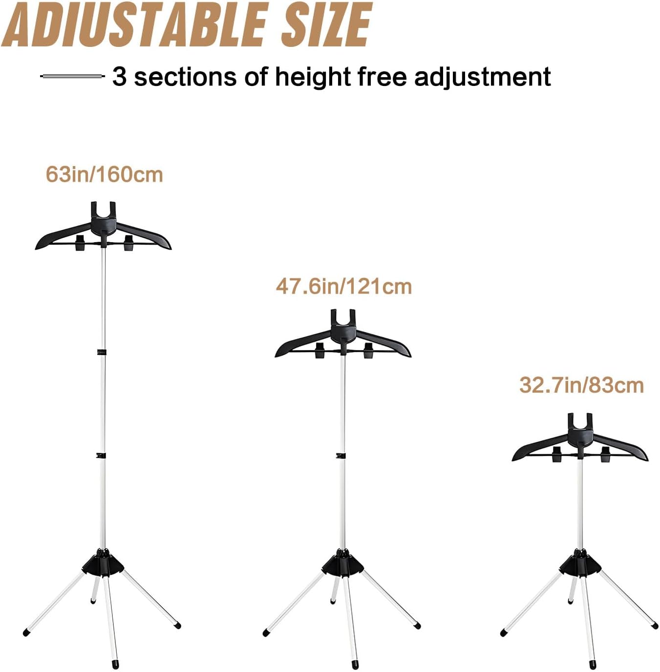 Adjustable Steamer Stand for Clothes Foldable Portable Garment Steamer