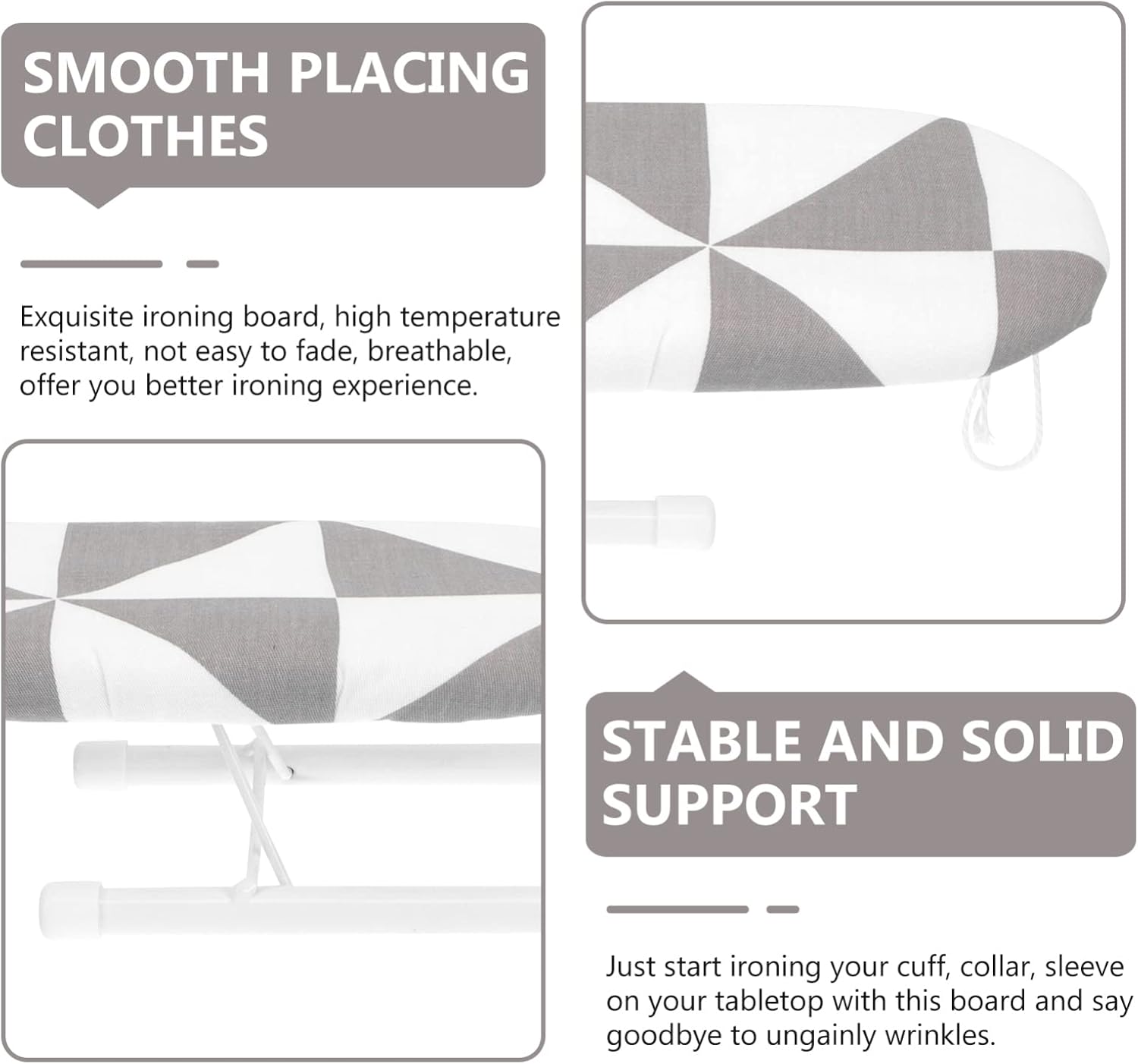 Cabilock Folding Ironing Rack for Collar and Sleeve