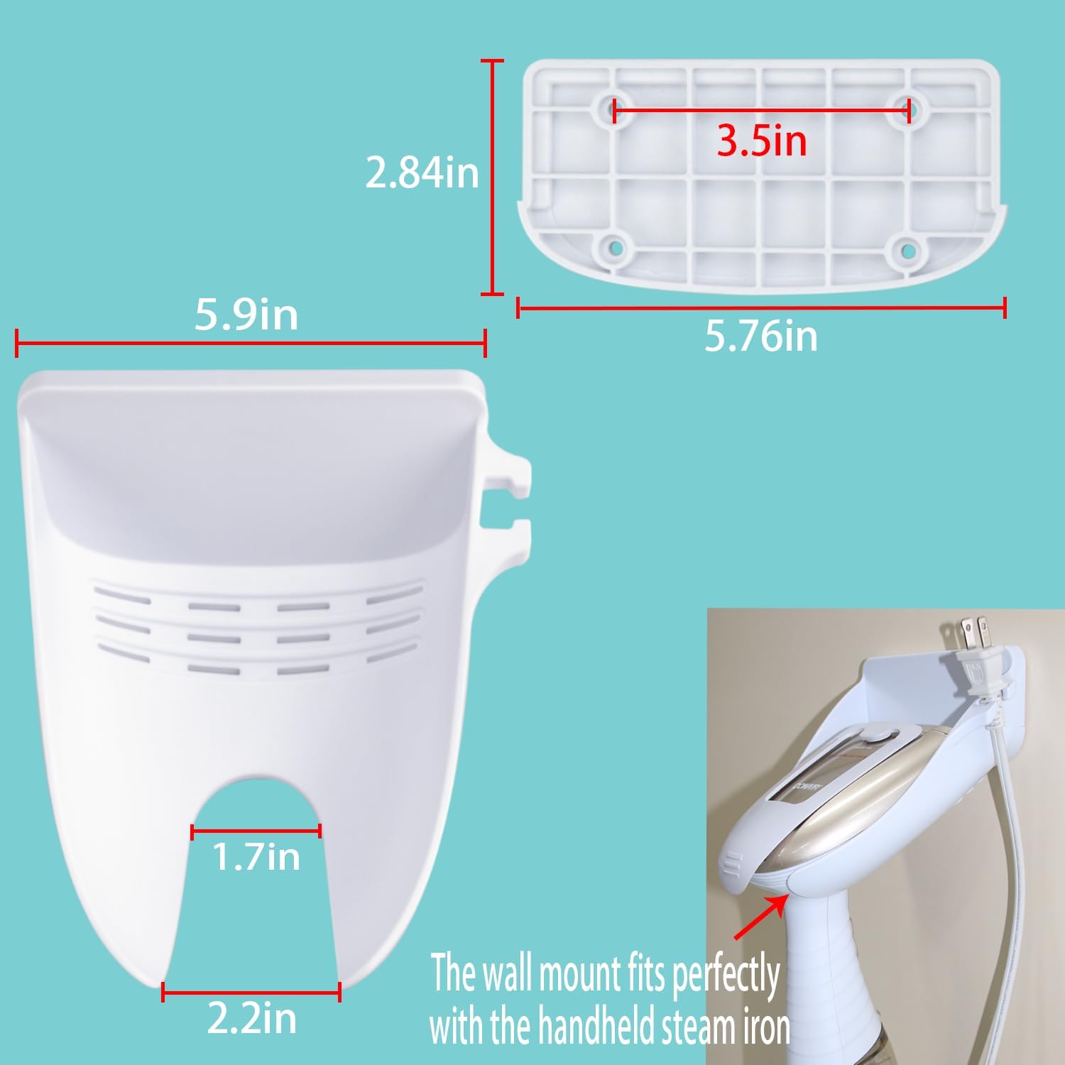 Efficient Wall-Mounted Ironing Board Hanger for Conair Garment Steamer