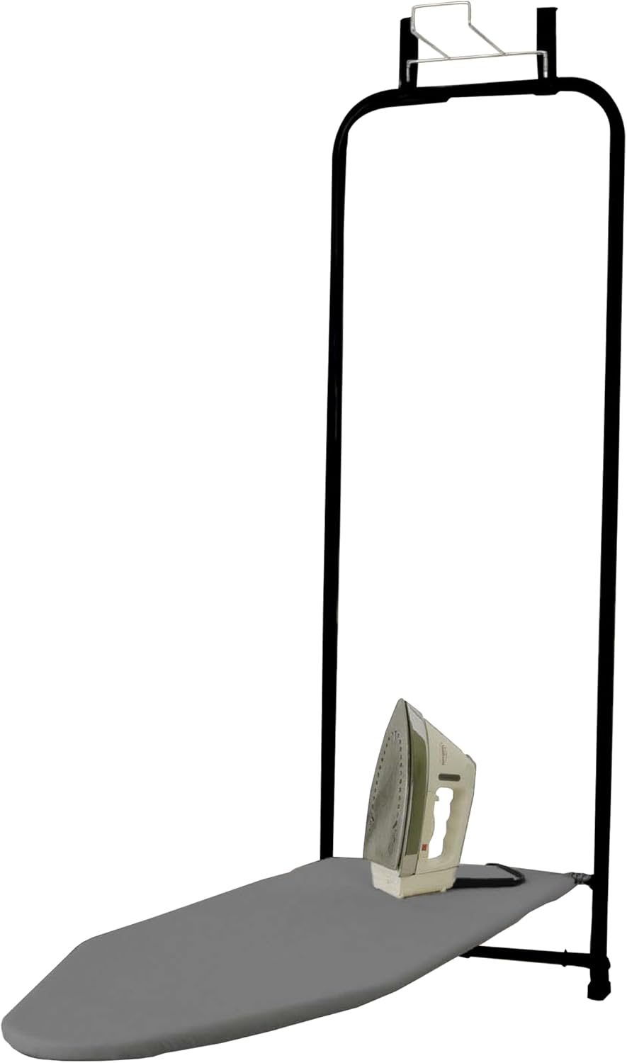 Over the Door Ironing Board Matte Black compact solution for ironing