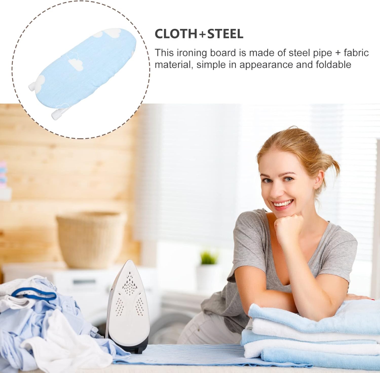 Paperback Sleeve Ironing Rack Accessories Fold Fabric - Cabilock