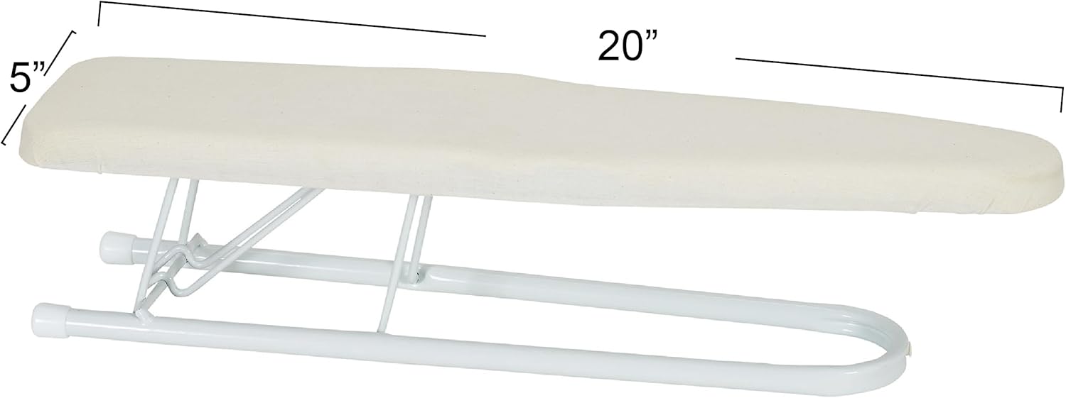 Household Essentials Basic Sleeve Mini Ironing Board - White 45x20
