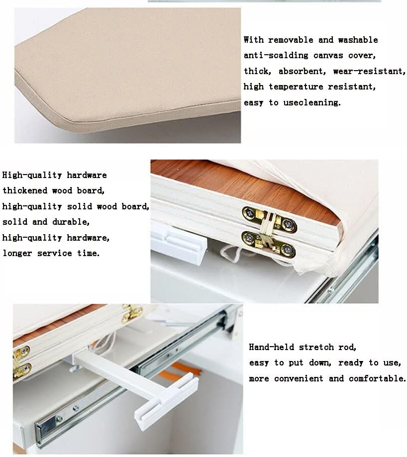Unbeatable Value 180 Rotating Ironing Board for Wardrobes Laundry Rooms
