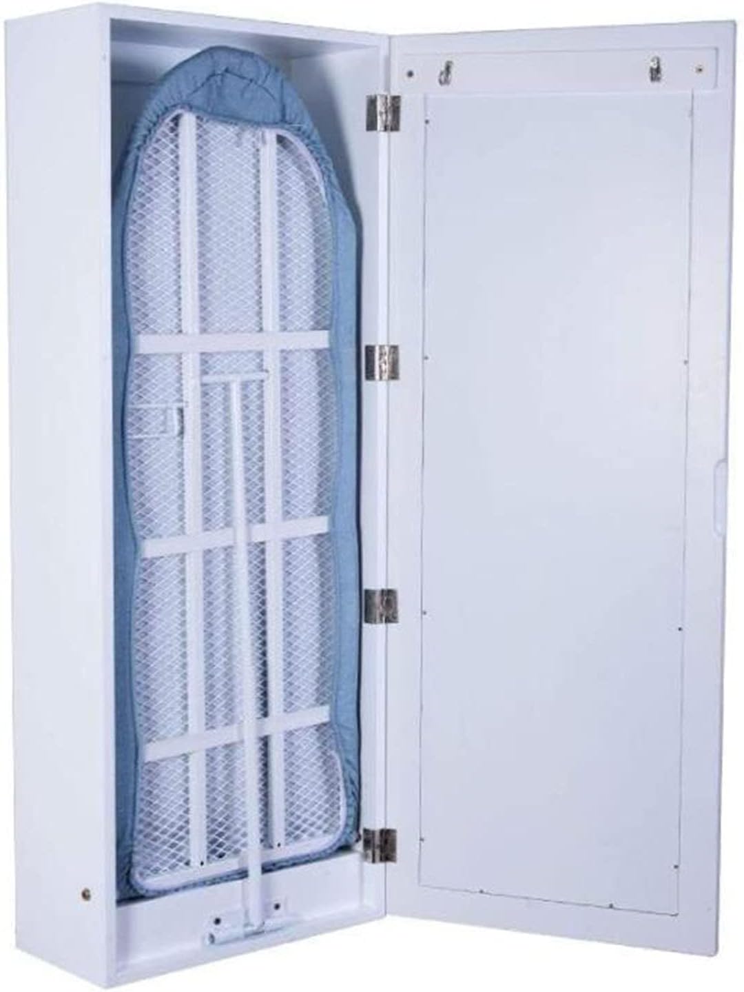 Wall-Mounted Ironing Board with Mirror