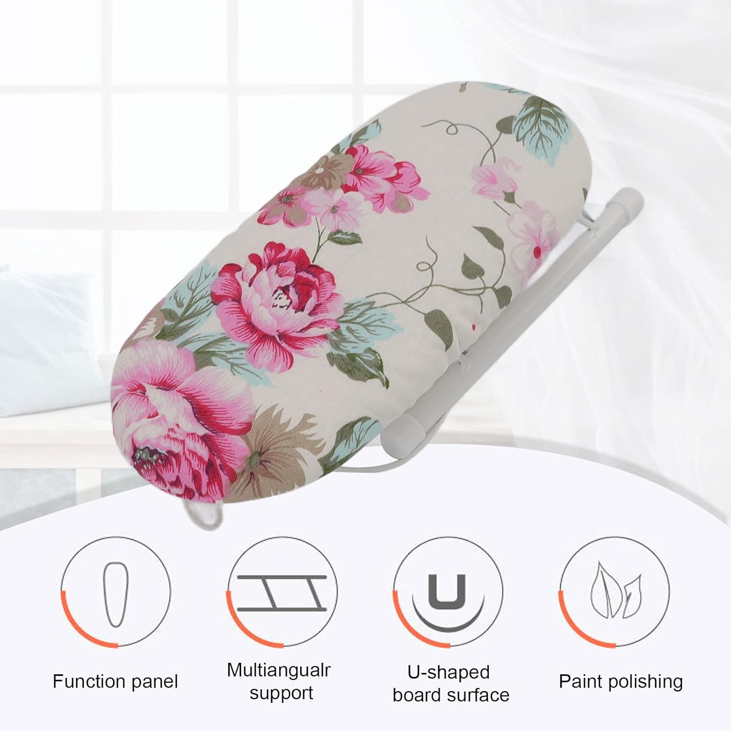 Space-Saving Heat-Resistant Portable Ironing Board for Travel Home Use
