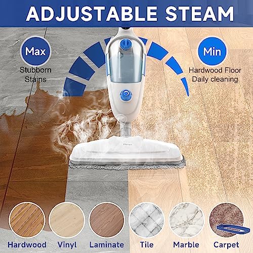 Neugo 1200W Steam Mop 23ft Cord 152oz Tank - Deep Clean