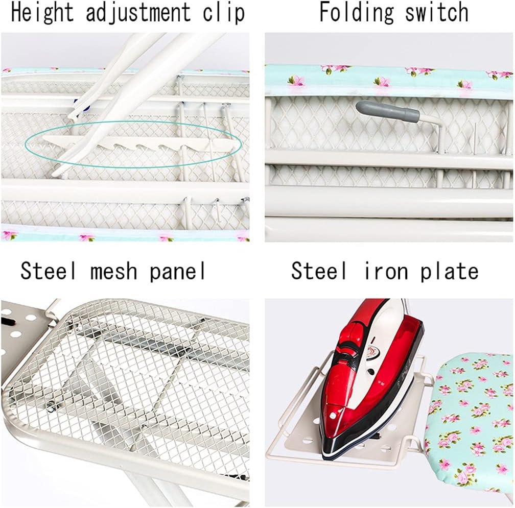 Adjustable Heat-Resistant Folding Ironing Board