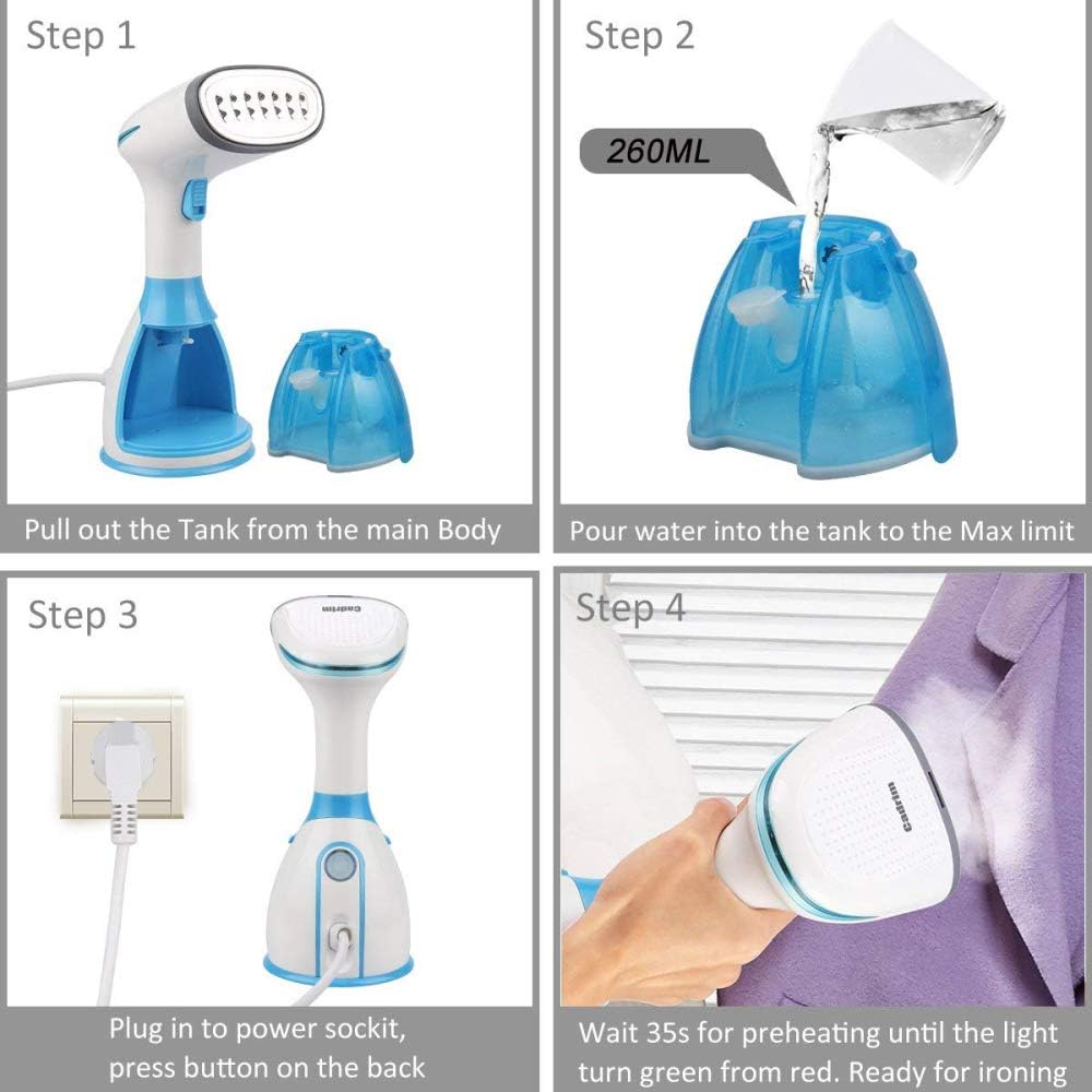 ERHANG Handheld Travel Steamer Lightweight and Powerful for Clothes