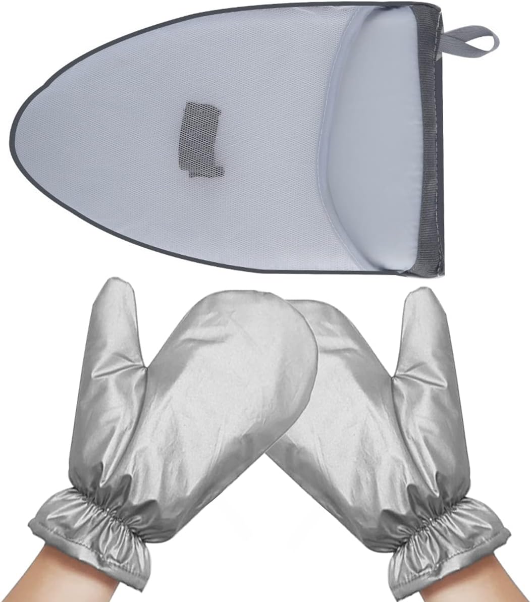3-Piece Garment Steamer Gloves Heat-Resistant Anti-Steam Protection for Steamers