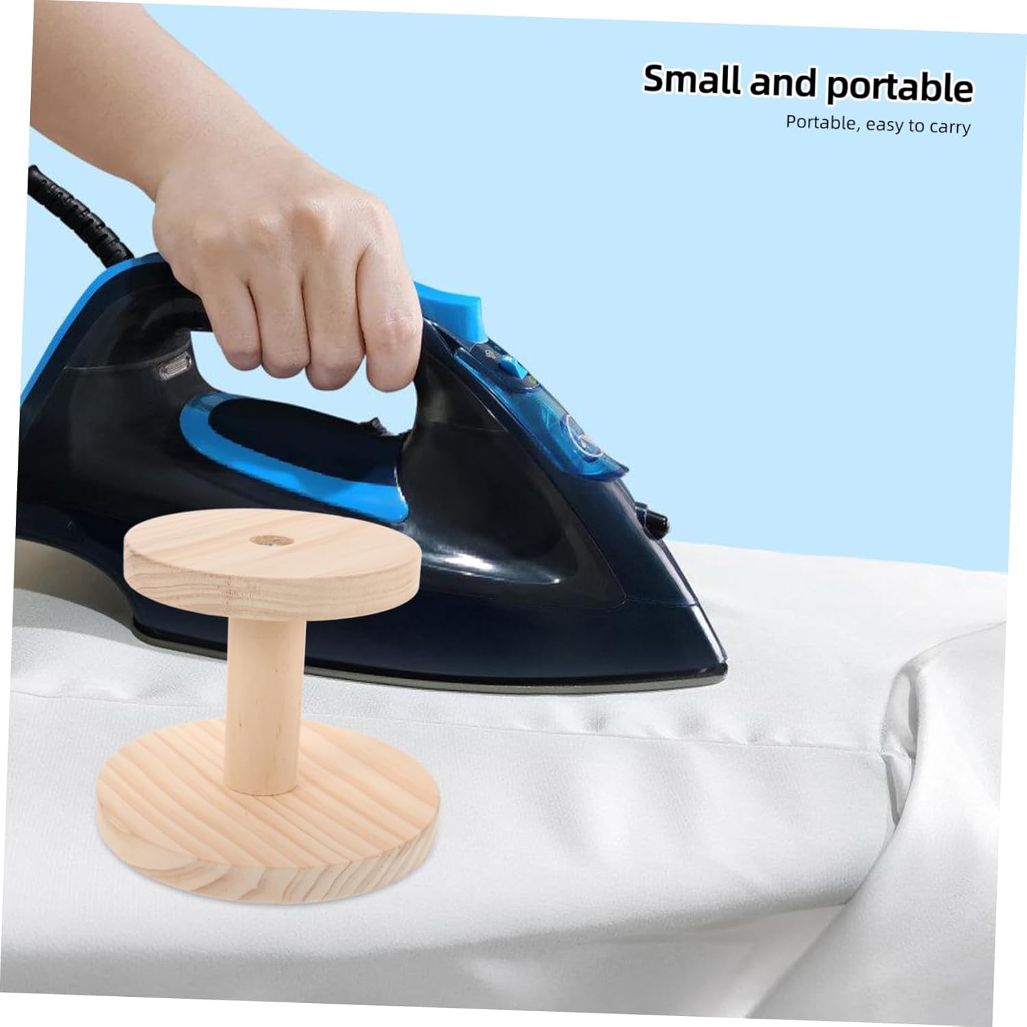 Wooden Cloth Ironing Board Cover Stool for Home Kitchen Use