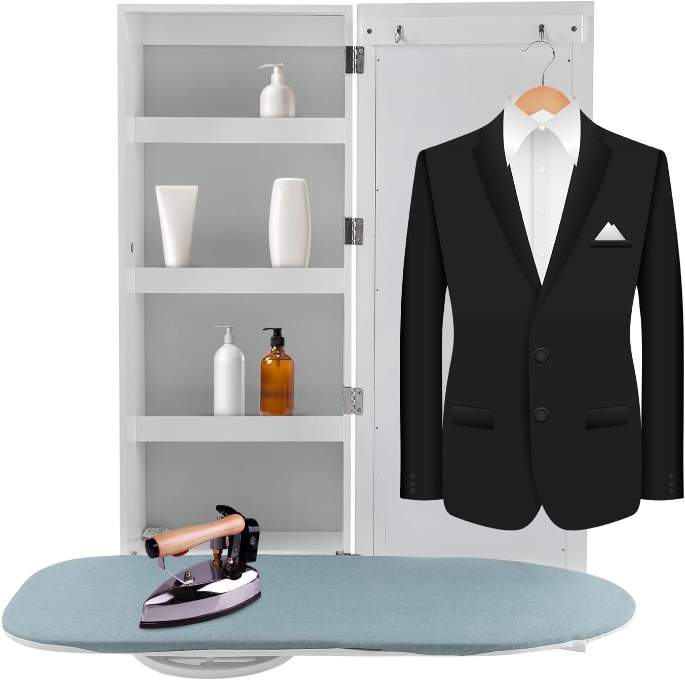 Sturdy Wall-Mounted Ironing Board