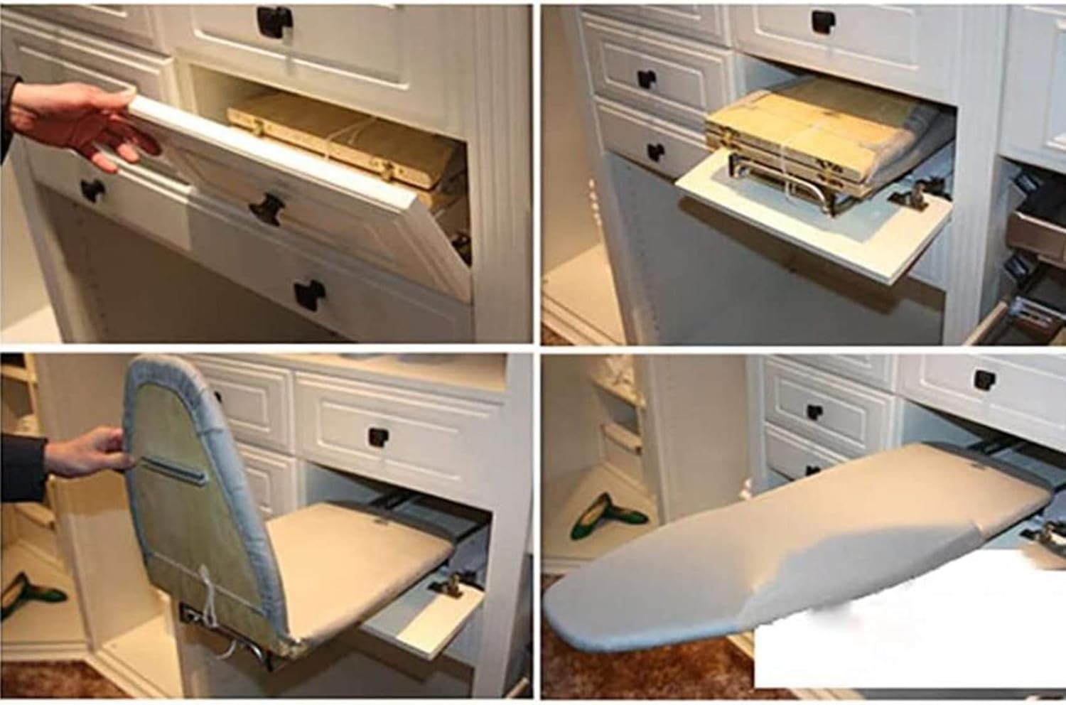 Ironing Board with Retractable Slides