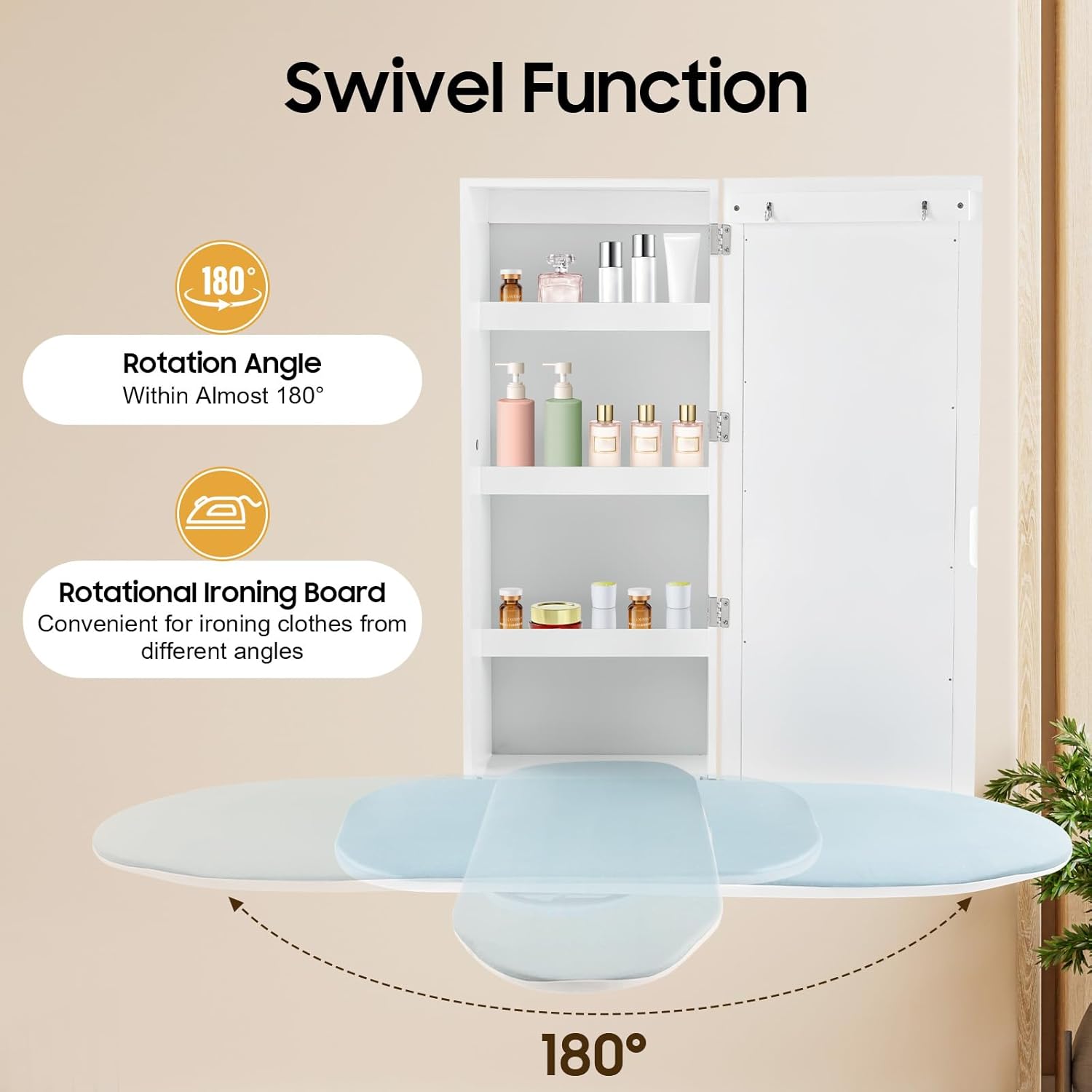 Sturdy Wall-Mounted Ironing Board