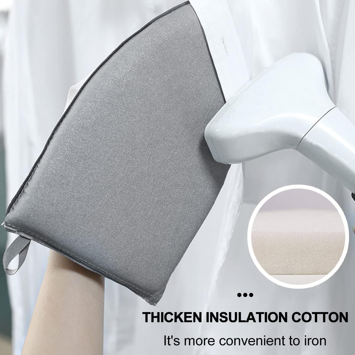 3-Piece Garment Steamer Gloves Heat-Resistant Anti-Steam Protection for Steamers