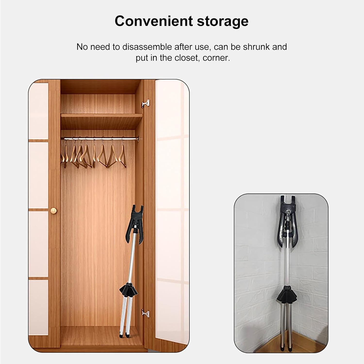 Sturdy Garment Hanger Steamer with 360-Degree Rotation