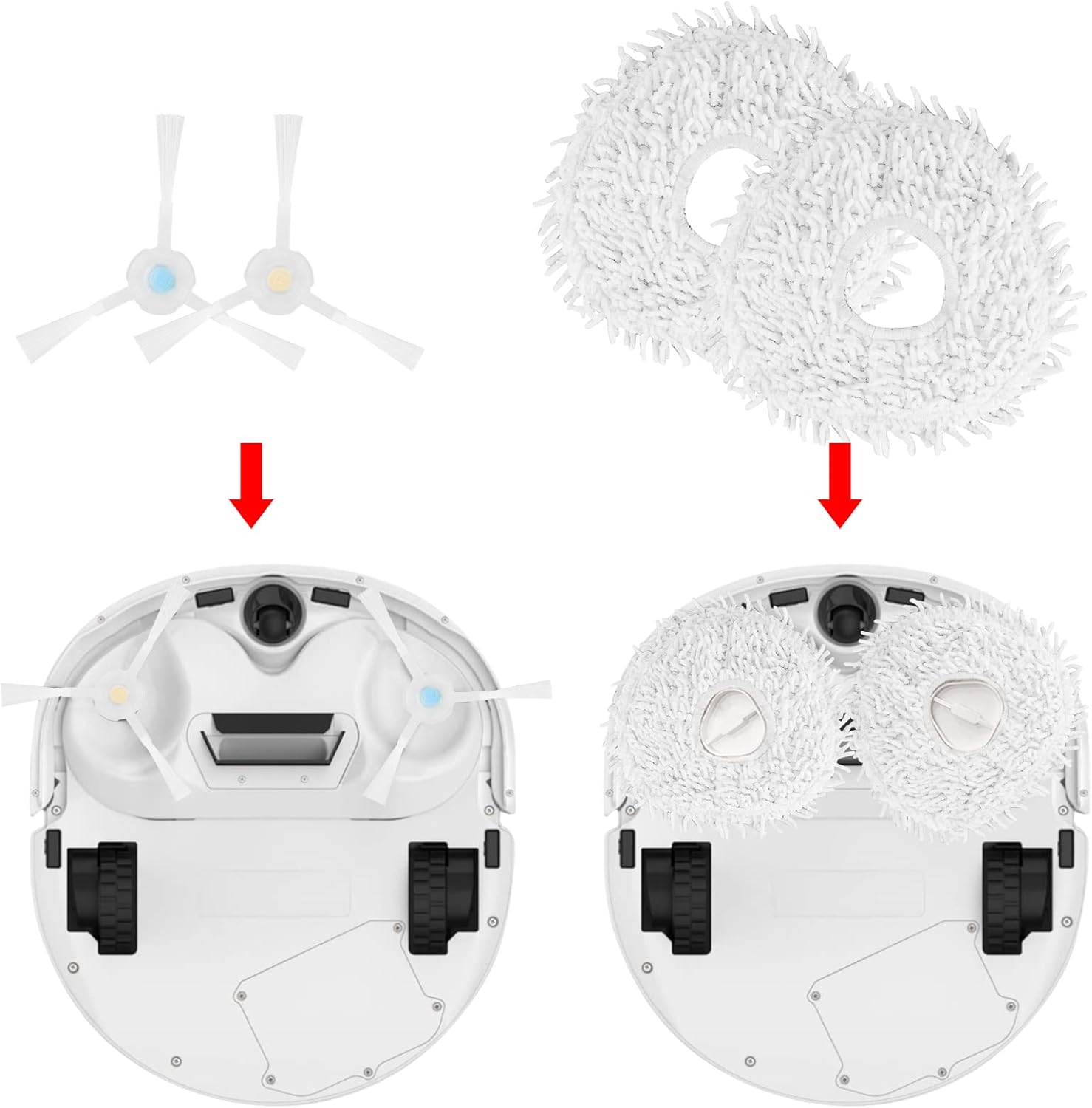Replacement Accessories for Narwal T10 Robot Vacuum