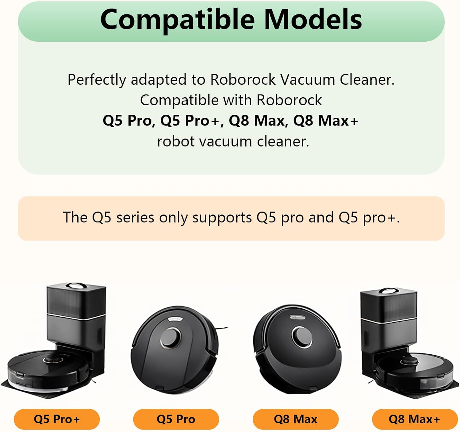 Premium Replacement Parts for Roborock Q5 ProPlus Q8 MaxPlus