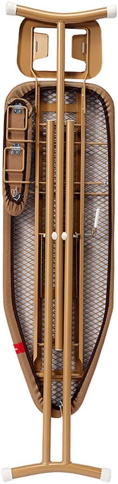 ZHDBDPro Ironing Board Large Foldable Retractable Multi-Functional Brown 122x98cm