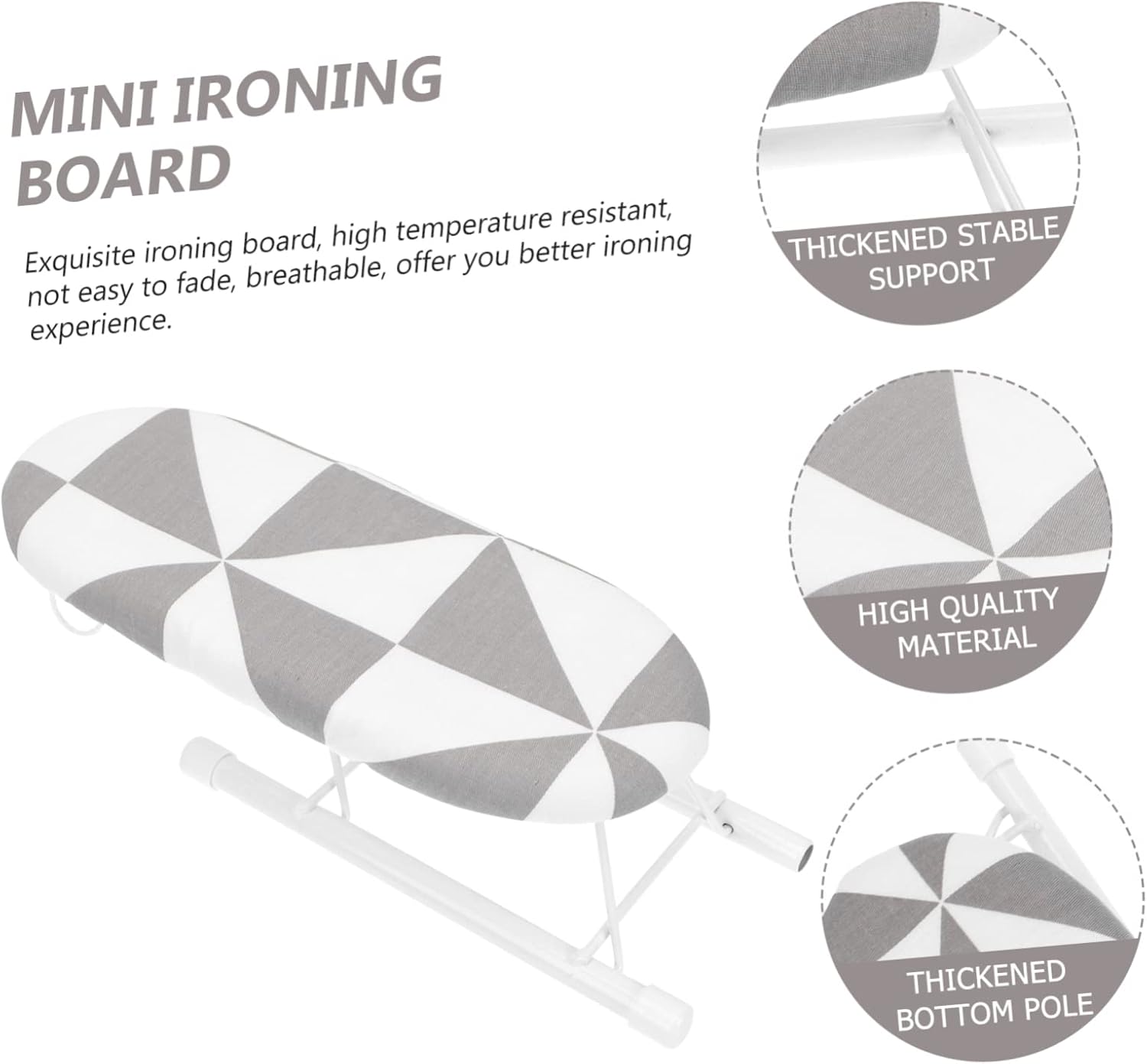 Sturdy Mini Folding Ironing Board for and Crafts