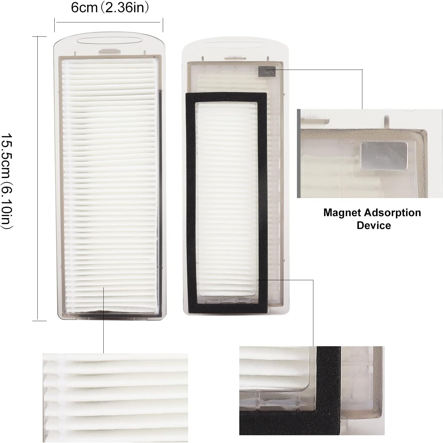 Replacement Accessories for Narwal T10 Robot Vacuum