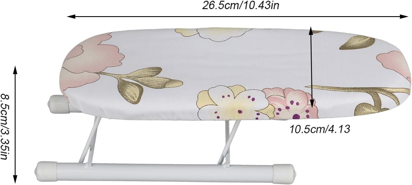 atenalslbo Gier Folding Travel Ironing Board for Vacuum Collar Treatment Peony