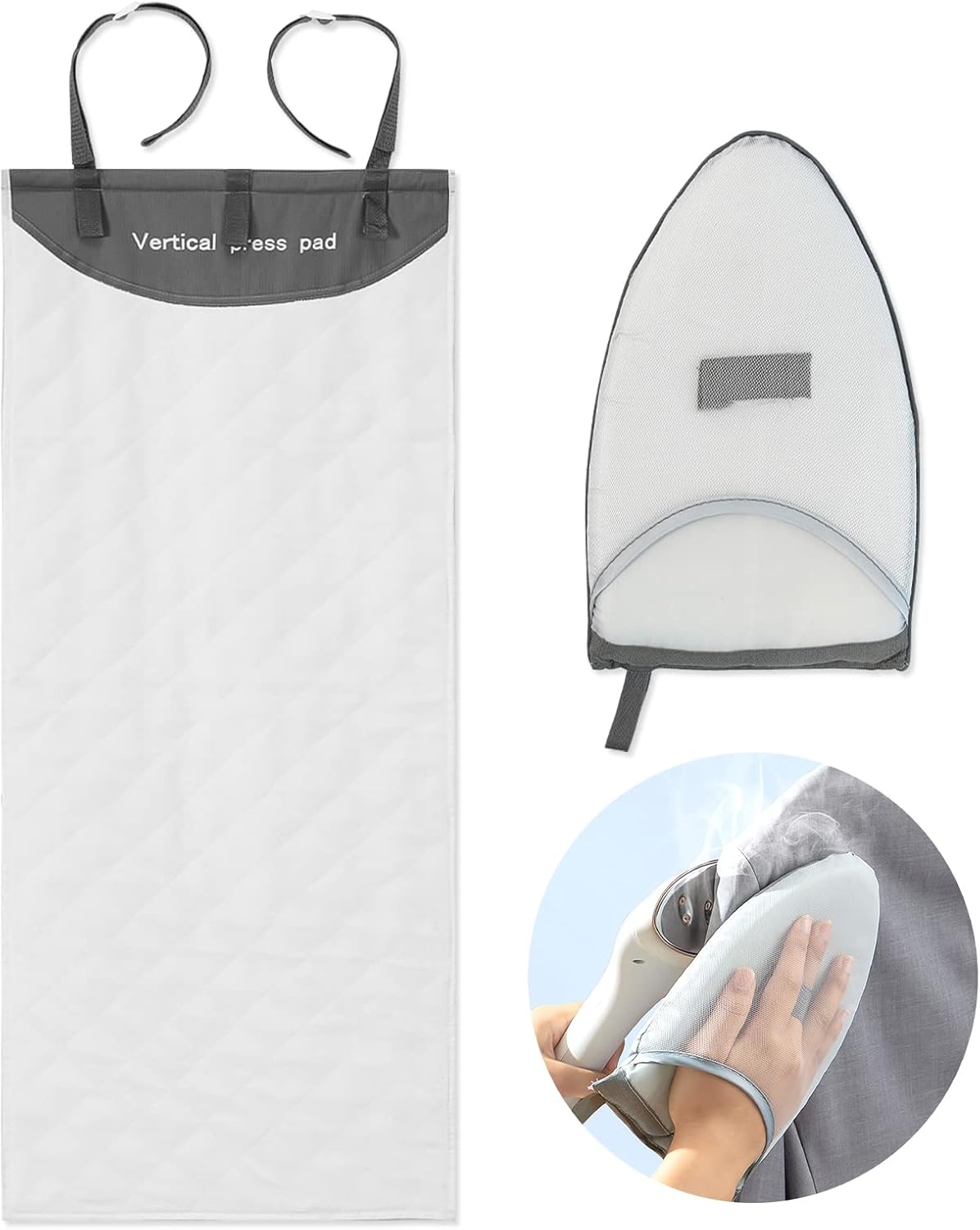 Heat-Resistant Over-the-Door Steamer Pad Gloves