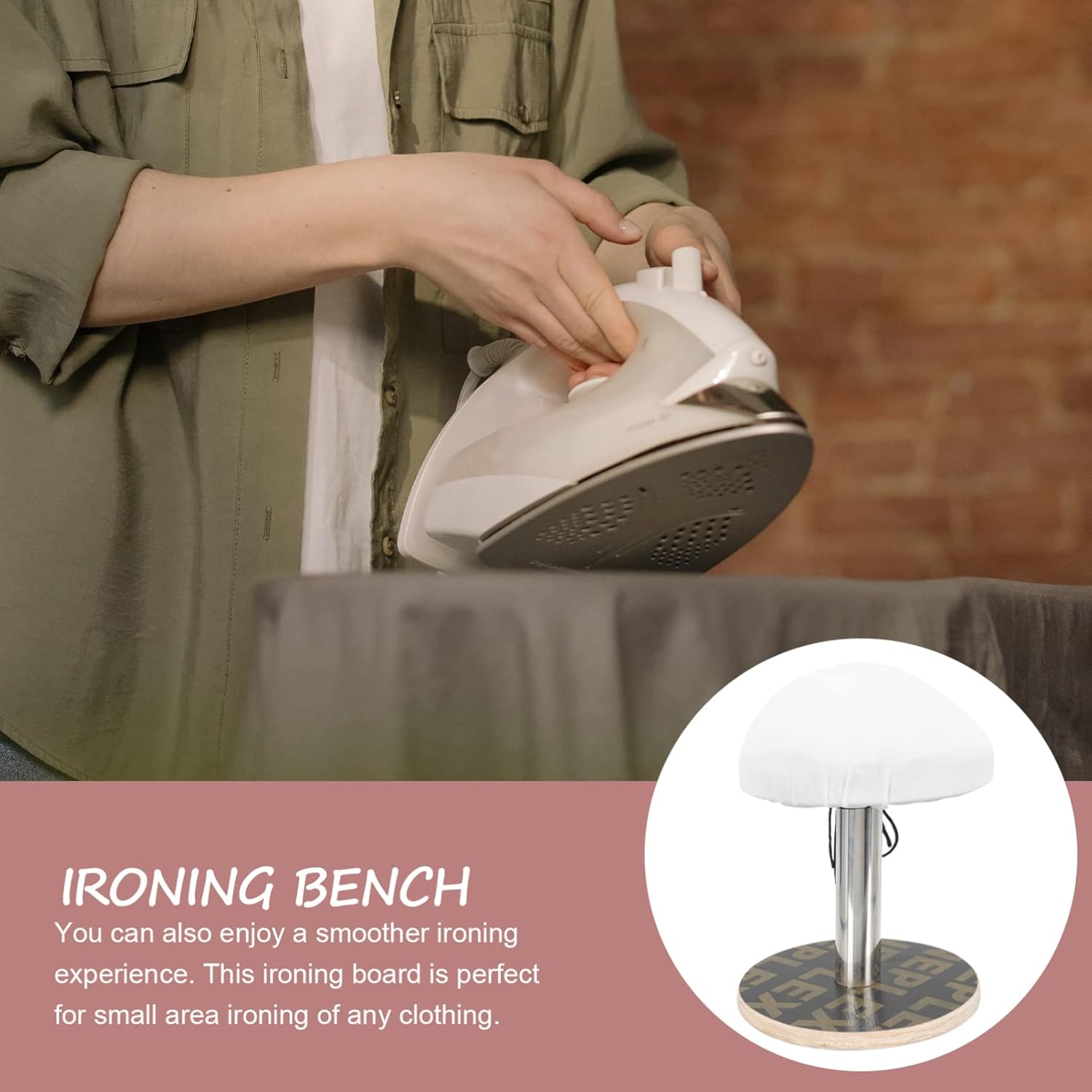 Ironing Stool Tabletop Design Portable Compact Ironing Board Home Kitchen