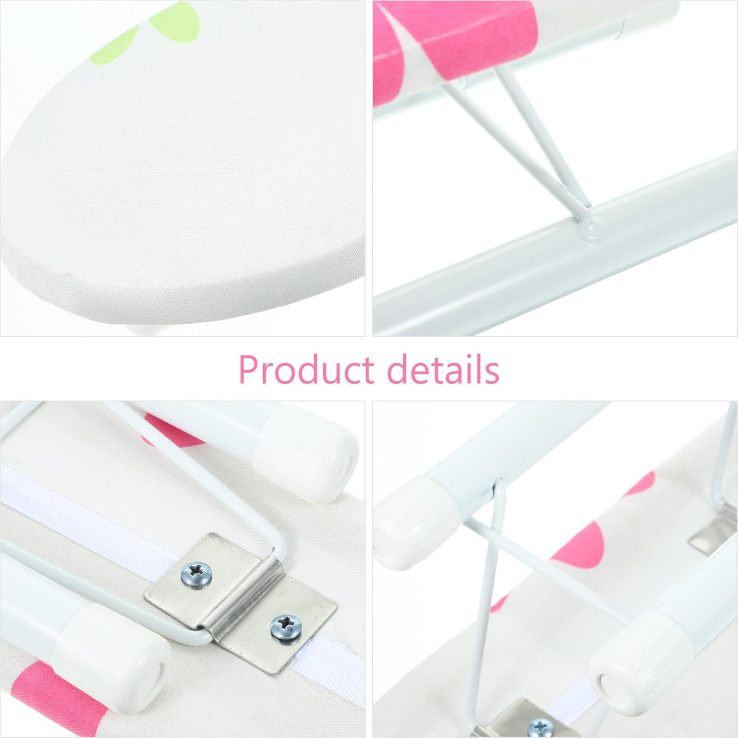 Compact Multi-Purpose Ironing Board with Iron Holder