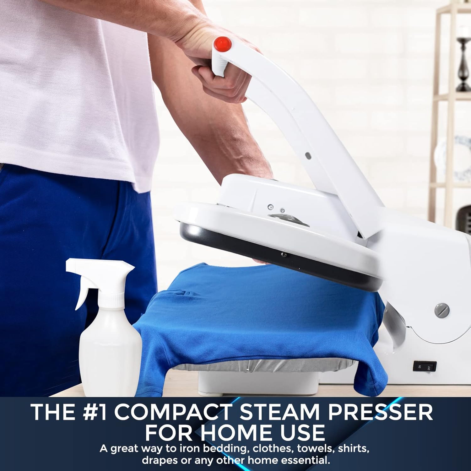 Compact Steam Press SpeedyPress 22x10 Ironing Machine