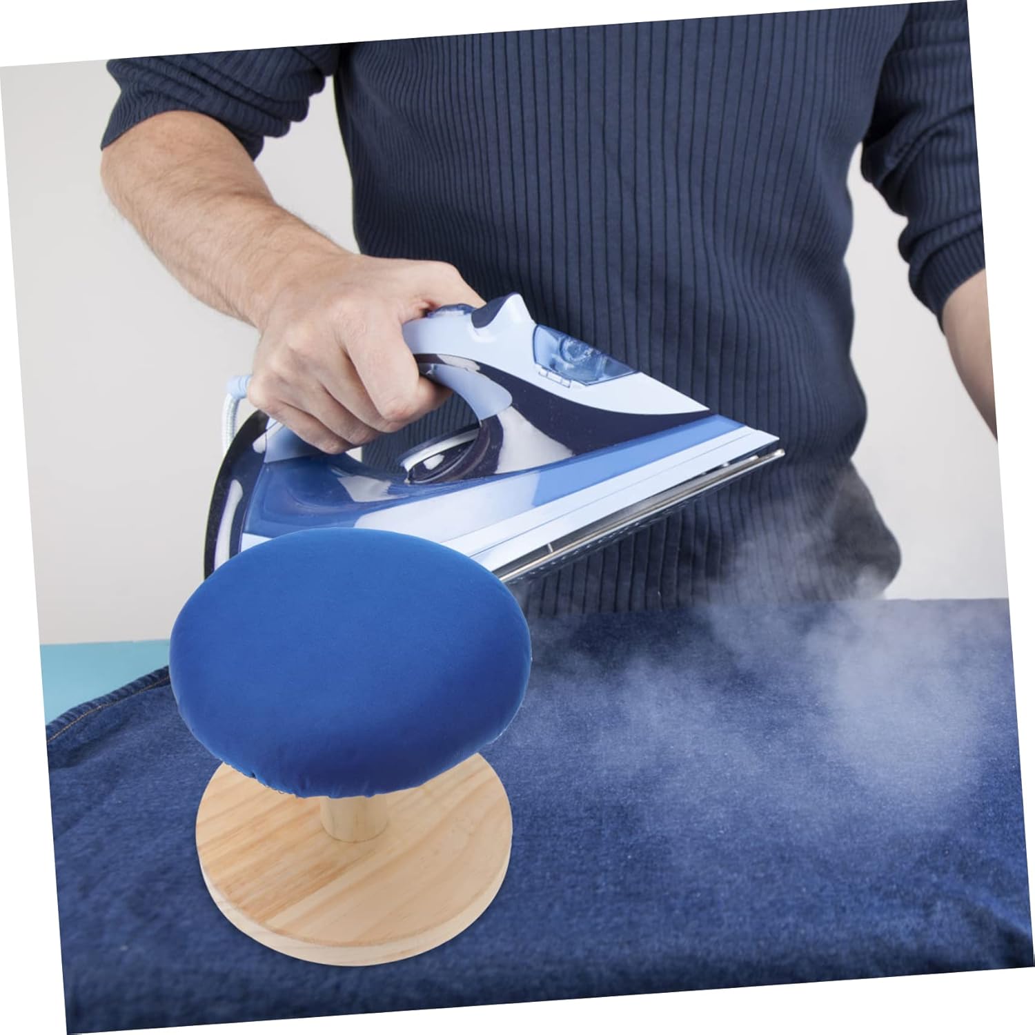 Stable Small Ironing Board for Curved Clothes