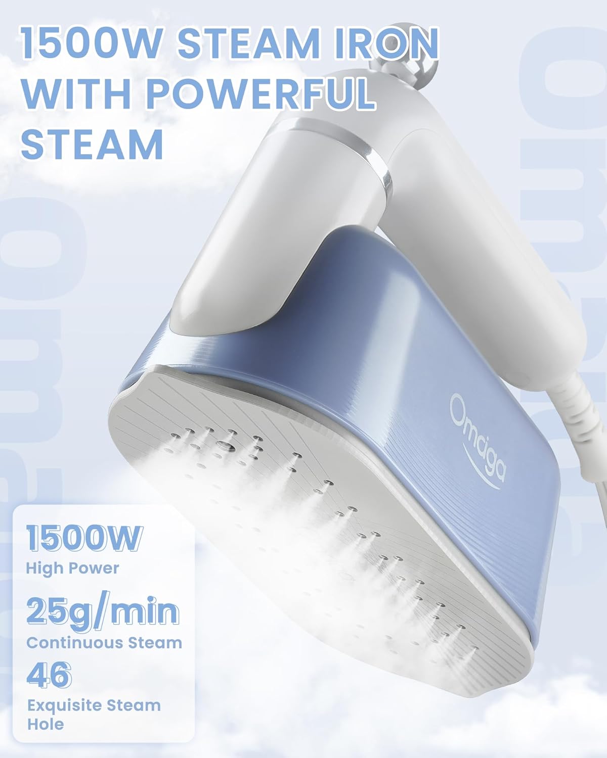 1500W Double Purpose Steam Iron
