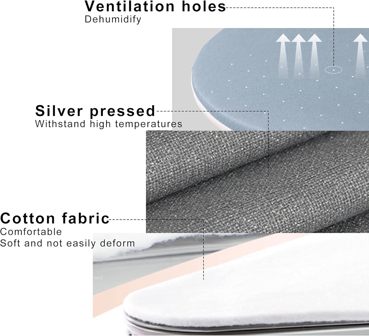 Wall-Mounted Ironing Board Cabinet Full-Function Folding Design