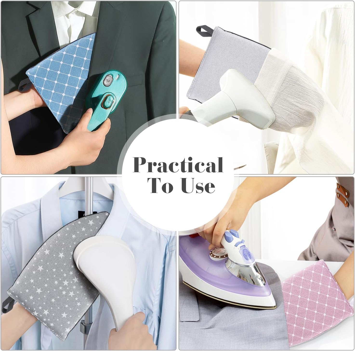 Mirrline 4-Piece Heat-Resistant Steamer Gloves