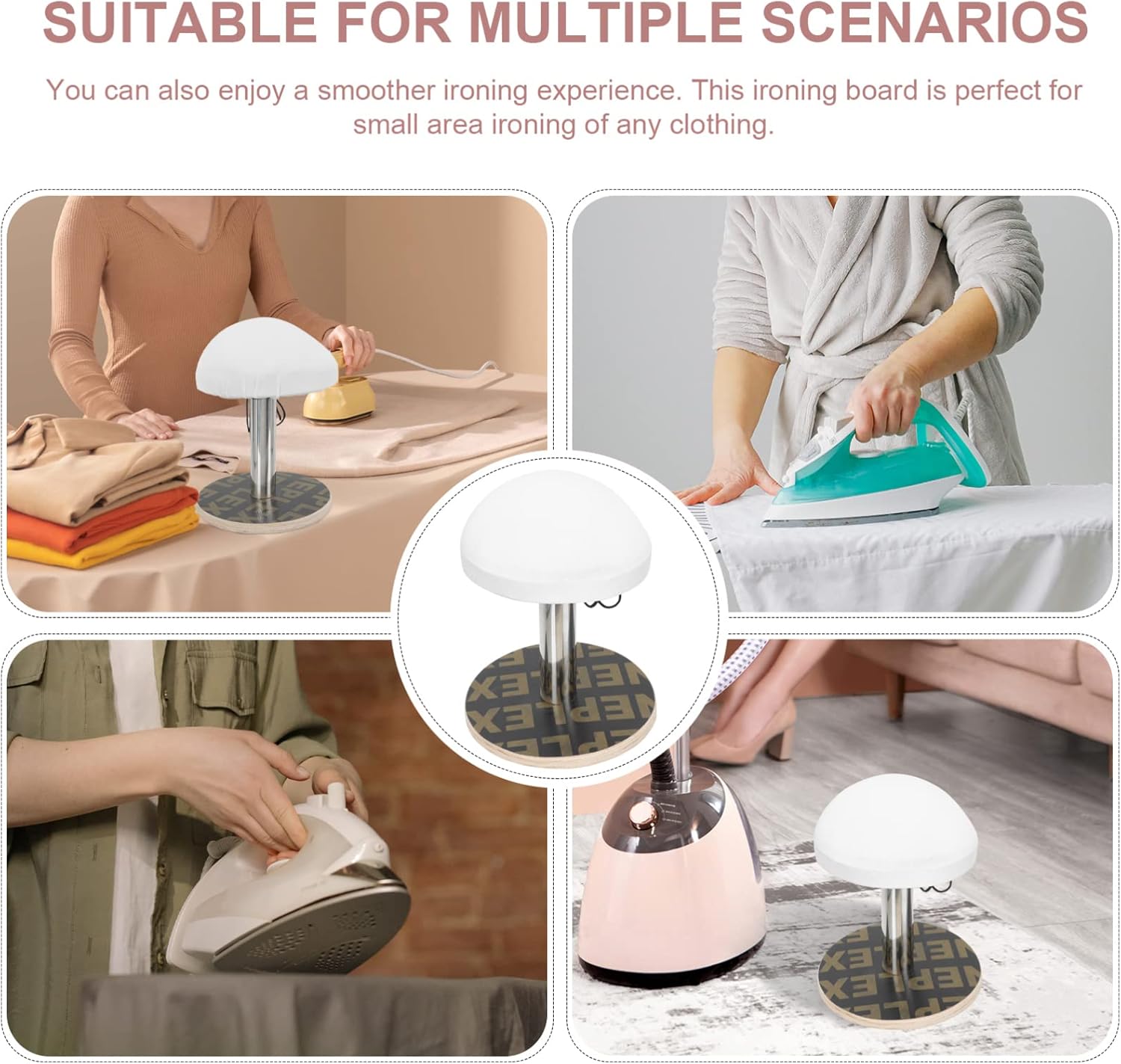 Ironing Stool Tabletop Design Portable Compact Ironing Board Home Kitchen