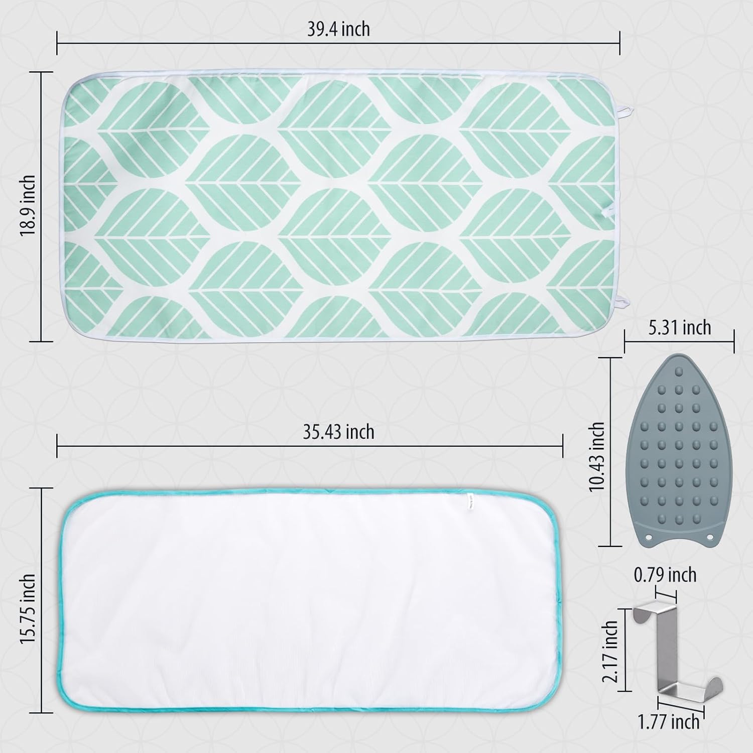 Perfect PortableSeiritex Ironing Mat Folding Table Top Iron Board for Travelers