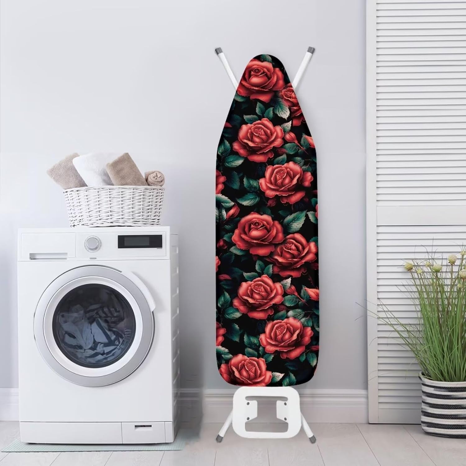 Red Rose Ironing Board Cover Make Them Last Longer