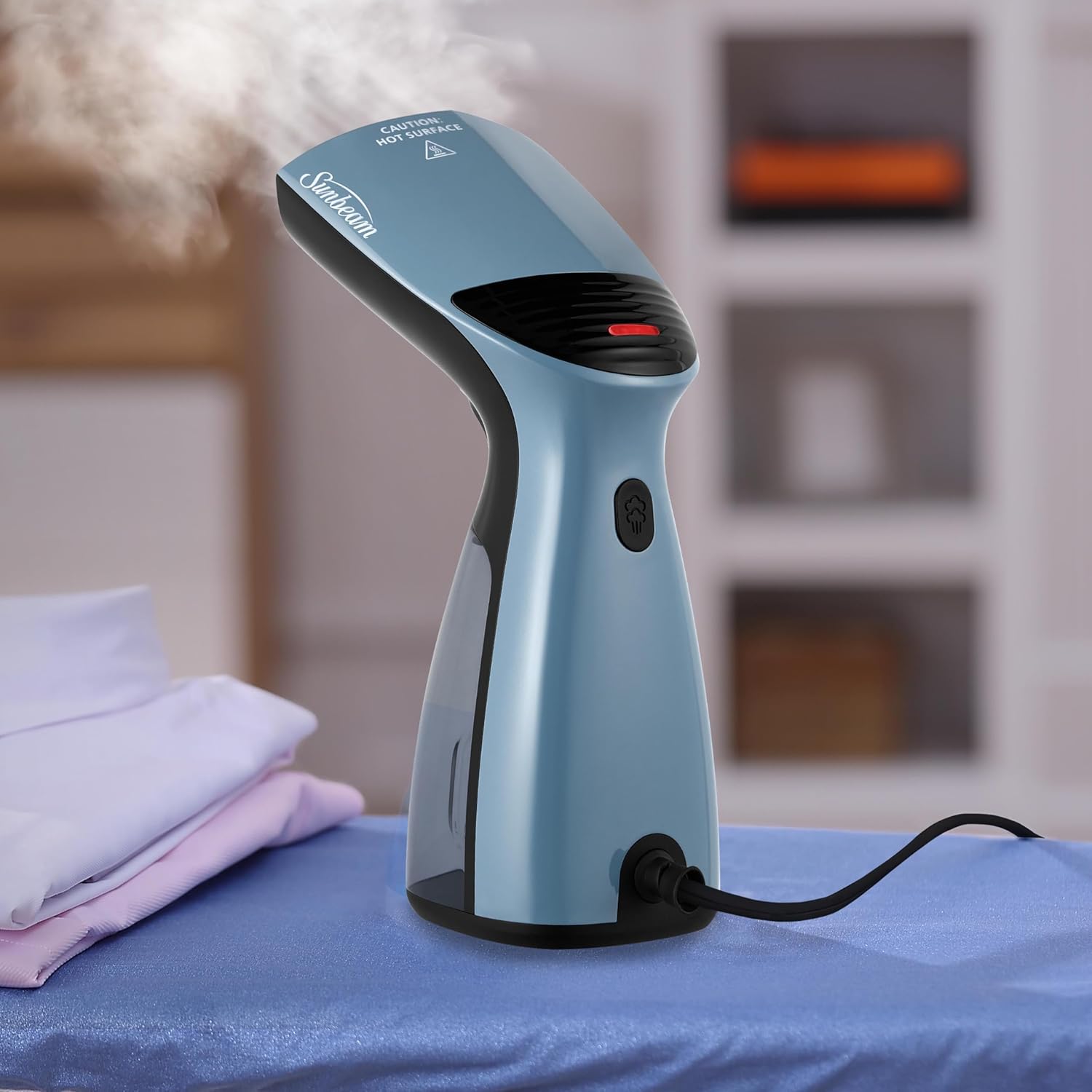 Sunbeam 1000W Compact Handheld Steamer Fast Portable for Travel Home