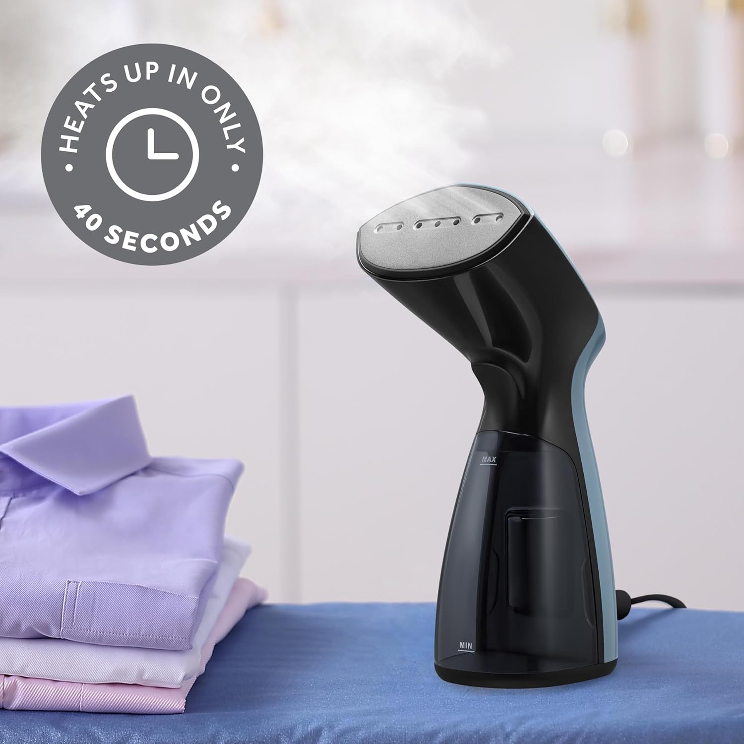 Sunbeam 1000W Compact Handheld Steamer Fast Portable for Travel Home