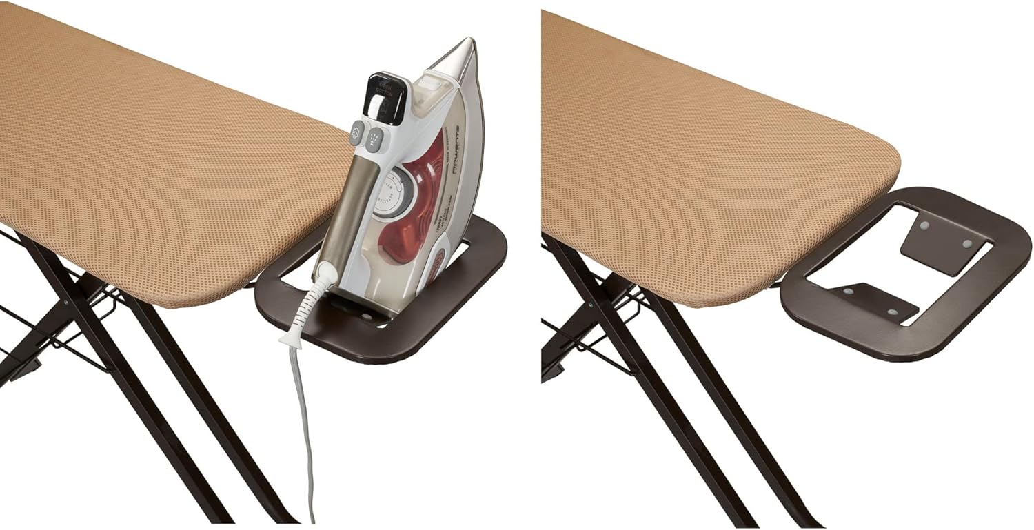 High-Quality Mesh Steel Top Ironing Board with Silver Finish