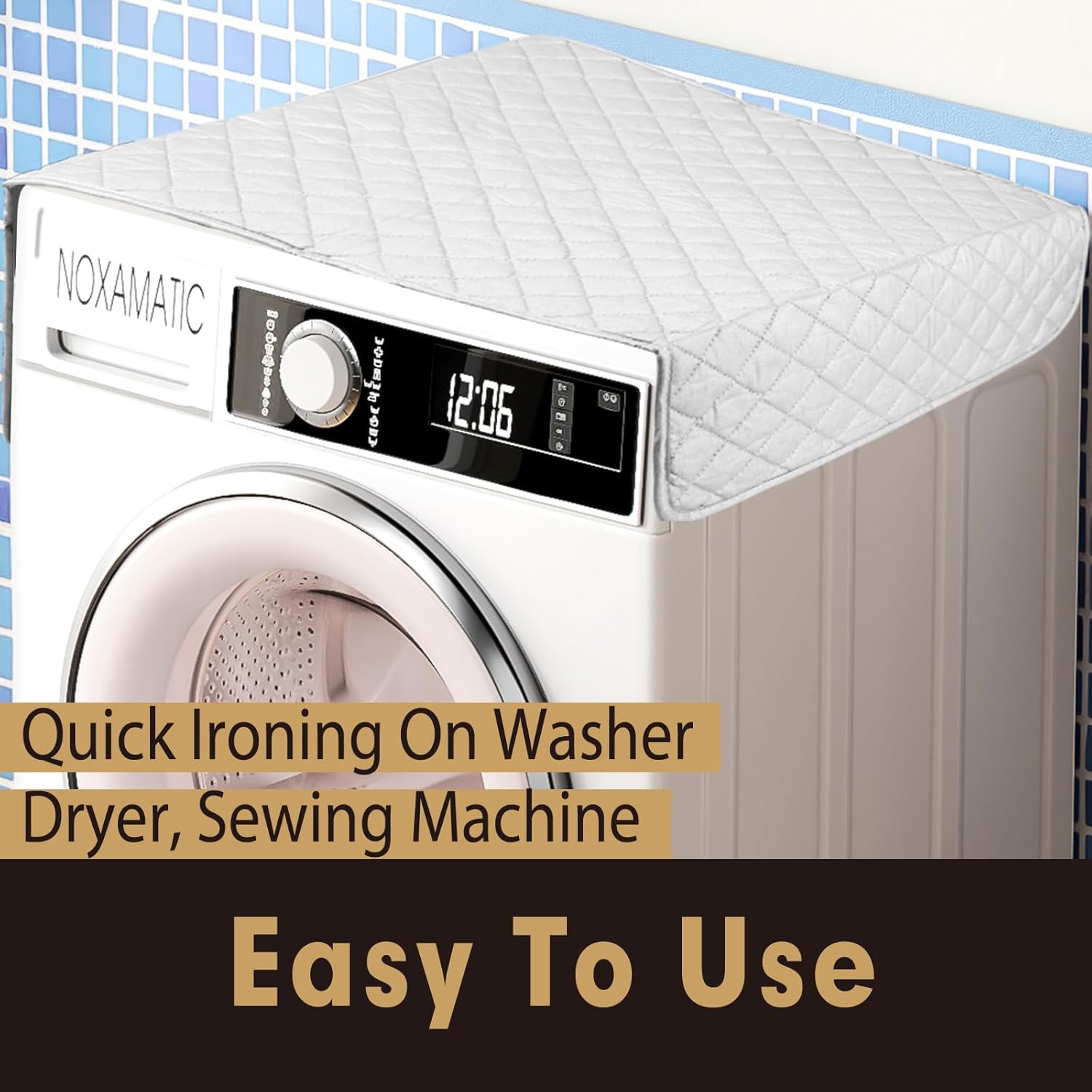 Ironing Mat Pad Magnetic Anti-Stick Design Durable Space Age