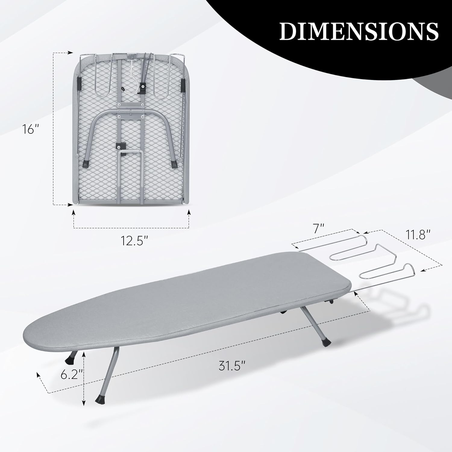 Compact Ironing Board for Small Spaces