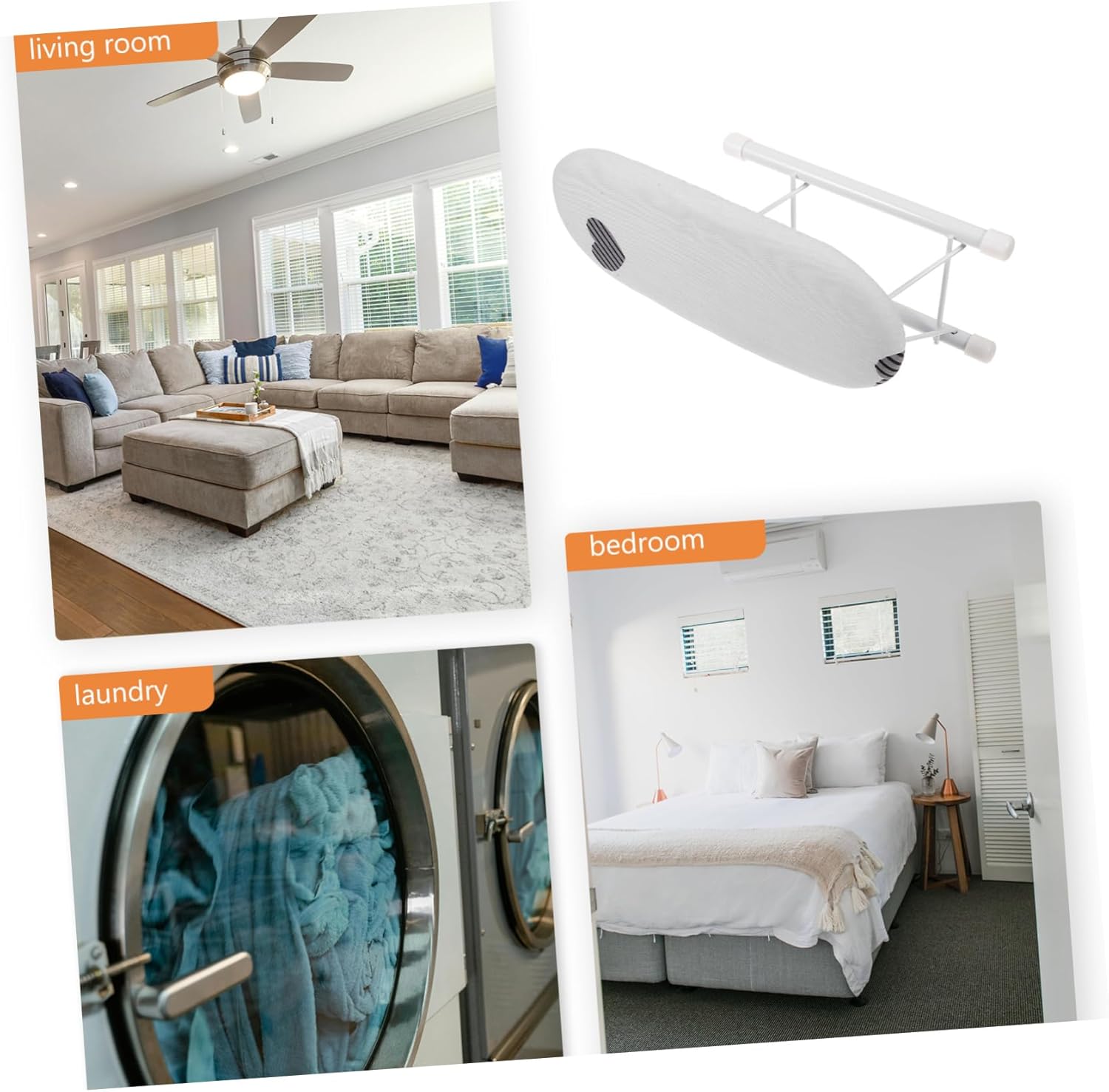 Compact Folding Ironing Board - Perfect for Home Travel Use