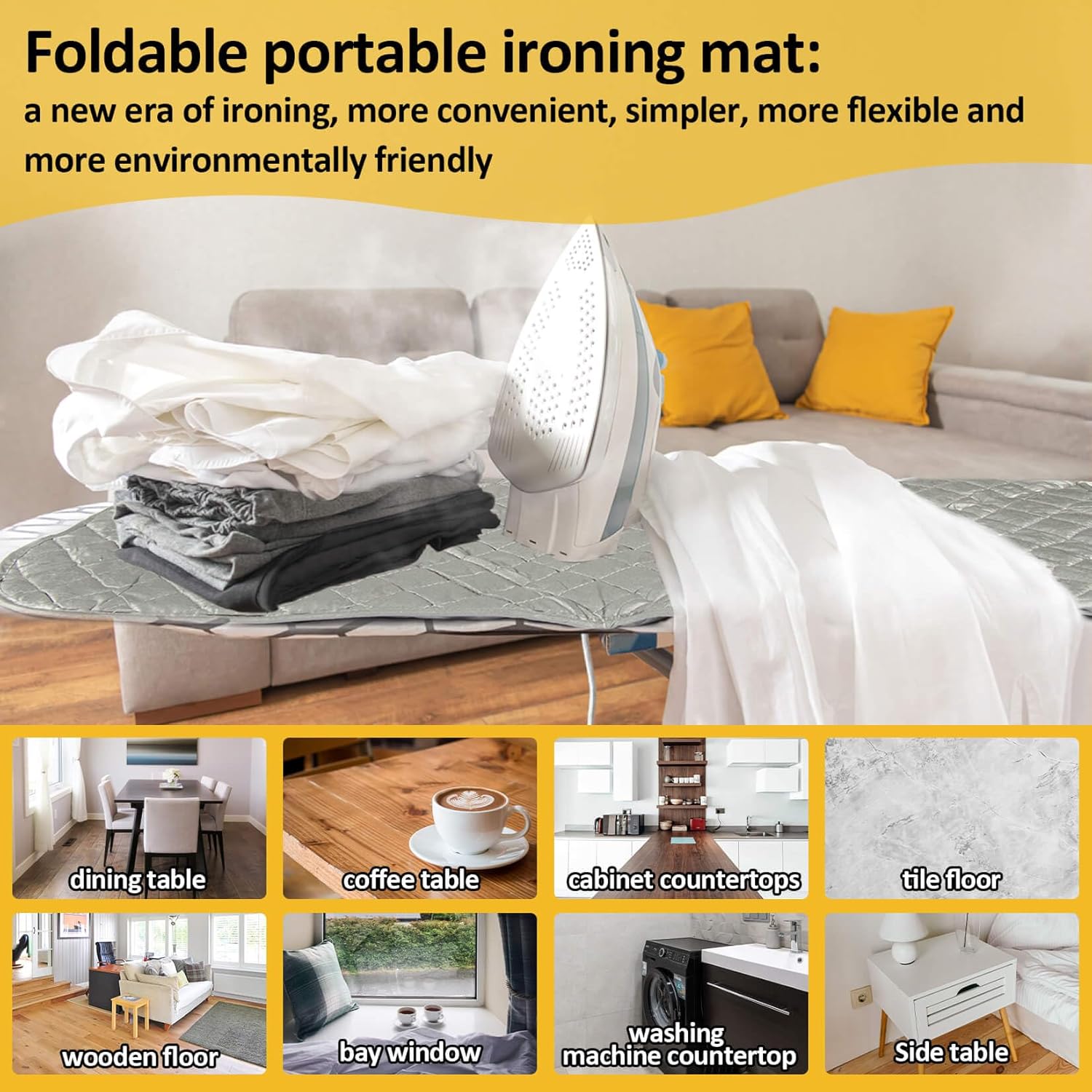 Sukh Magnetic Ironing Mat - Portable Heat-Resistant for Travel Study