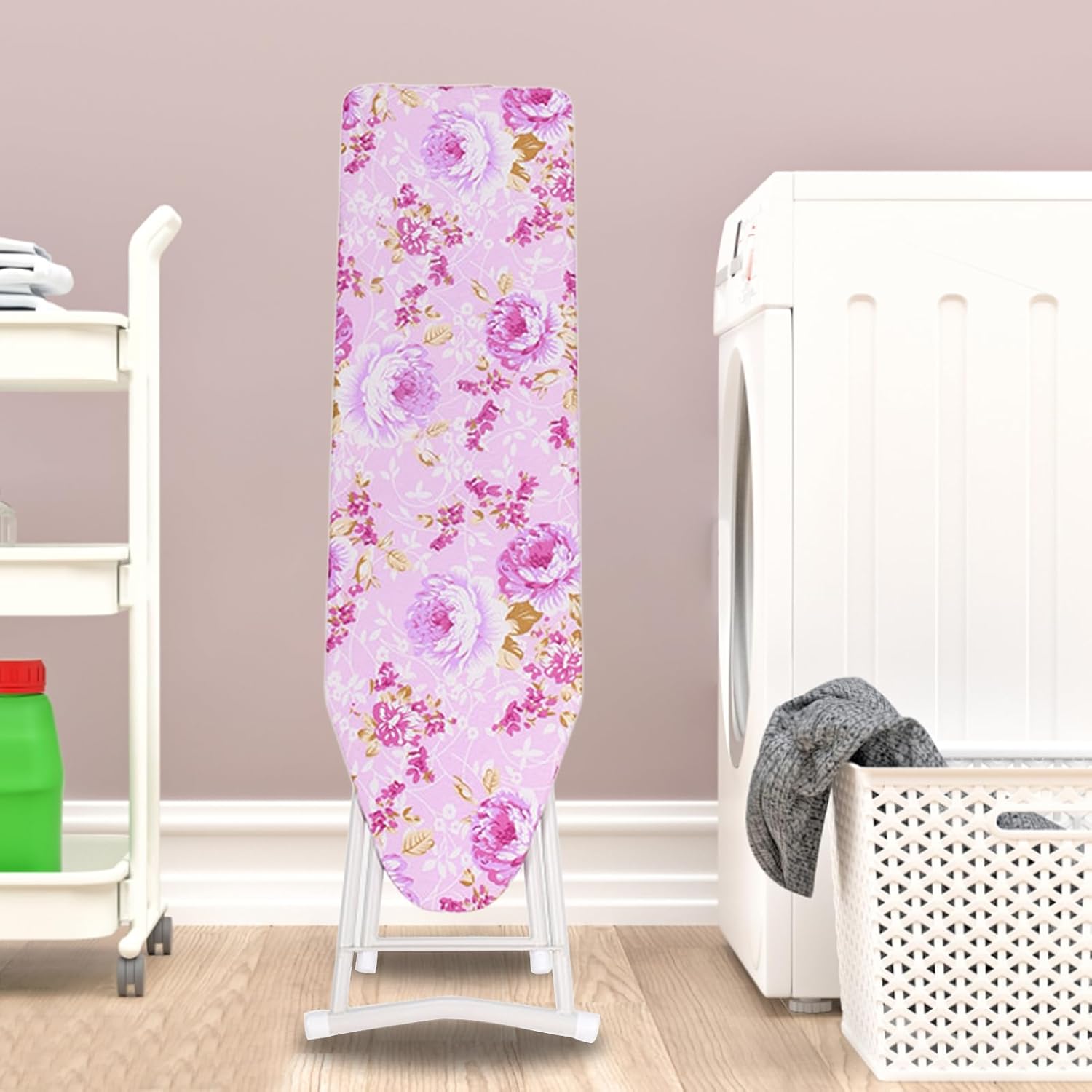 Washranp Ironing Board Extra-Wide Adjustable Non-Slip