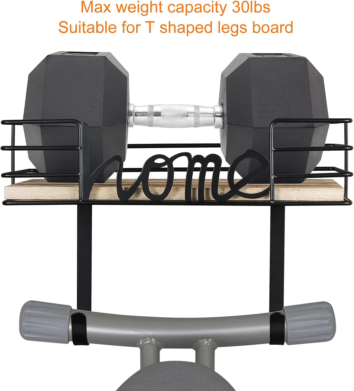 TJMOREE Wall-Mounted Ironing Board Hanger with Large Storage