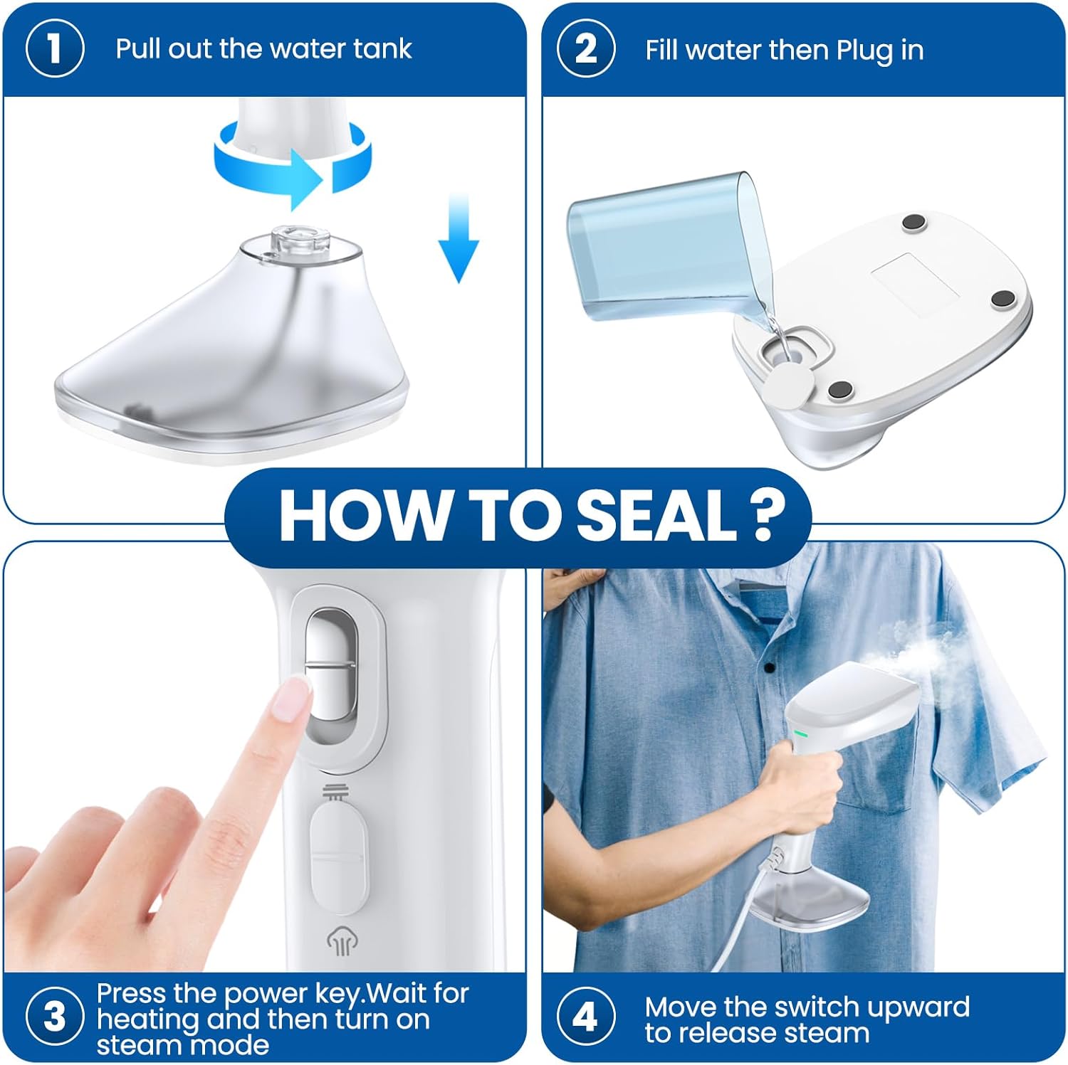 Chrinomee 3000W Steam Iron for Clothes