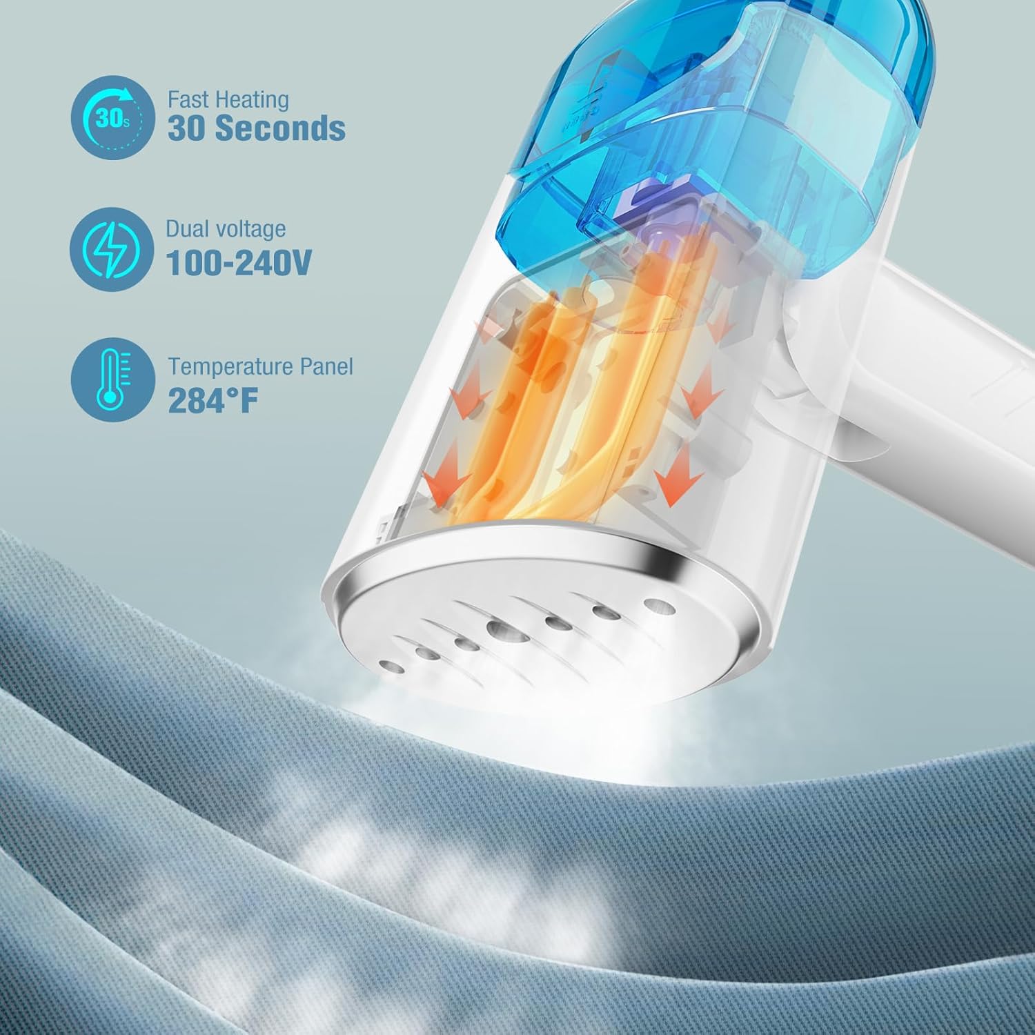 TYY Travel Steamer - Effortless Wrinkle Removal for World Travel