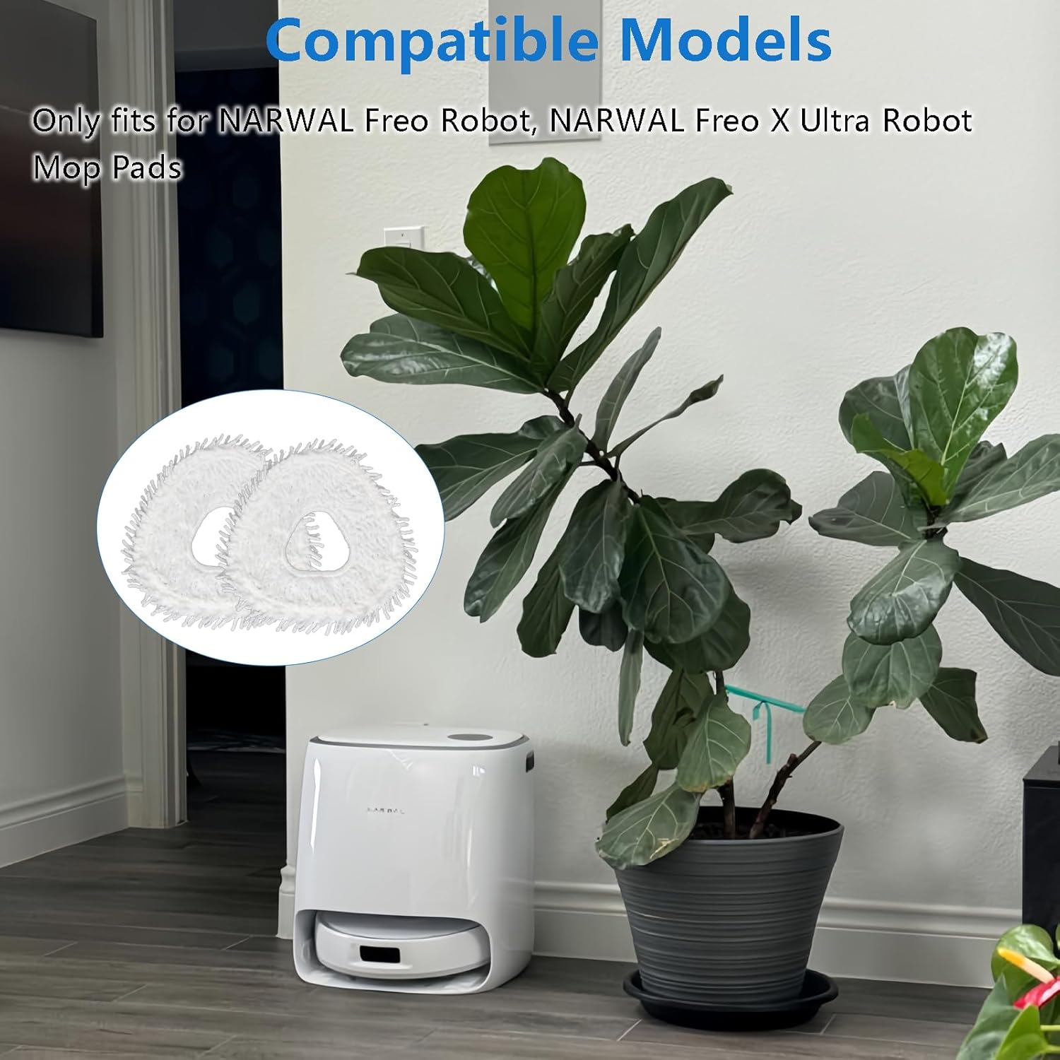 Replacement Mop Pads for NARWAL Freo X Ultra Z Ultra Robot Vacuum