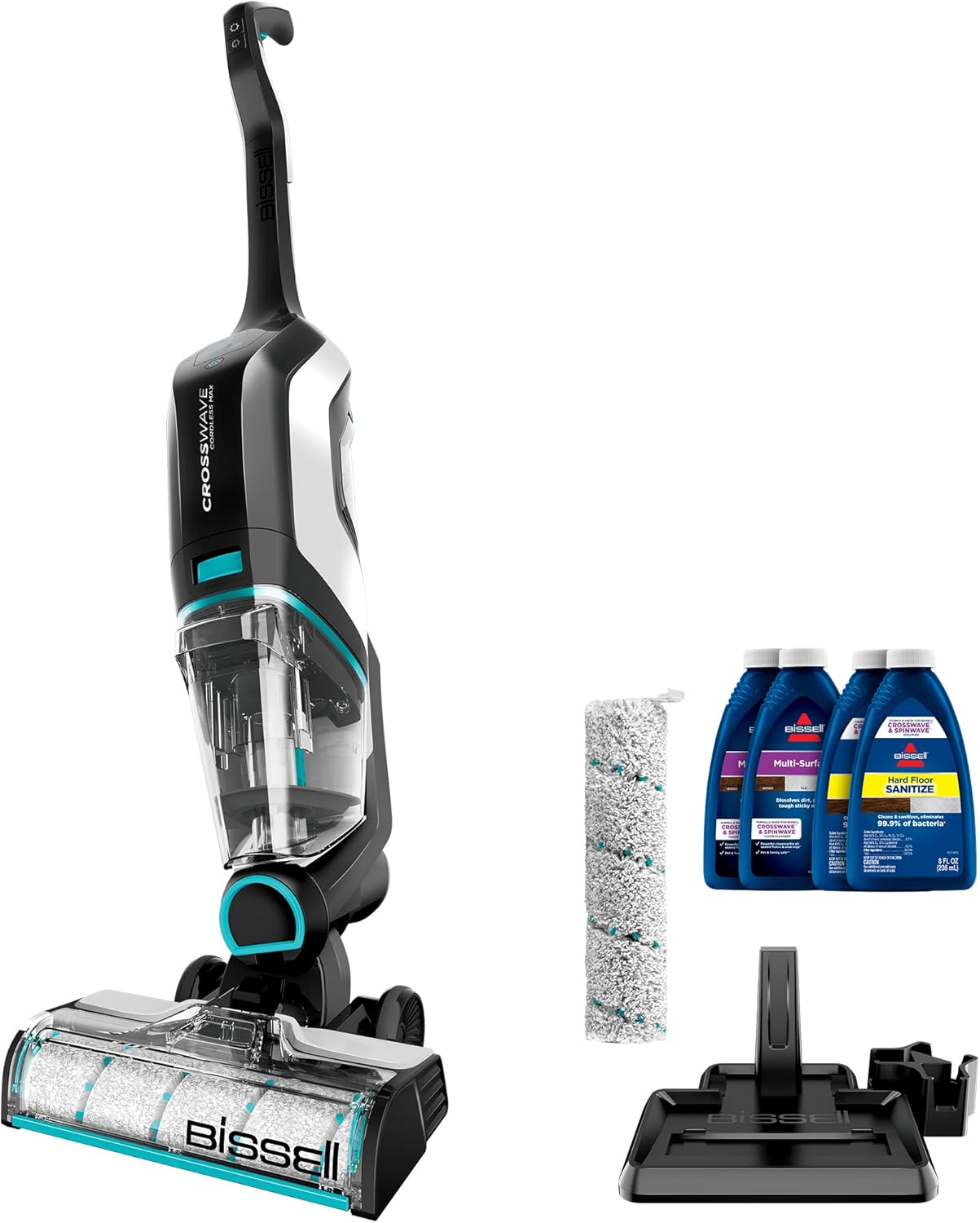 Bissell CrossWave Cordless Max Vacuum Mop - Wet Dry Cleaning 2554A